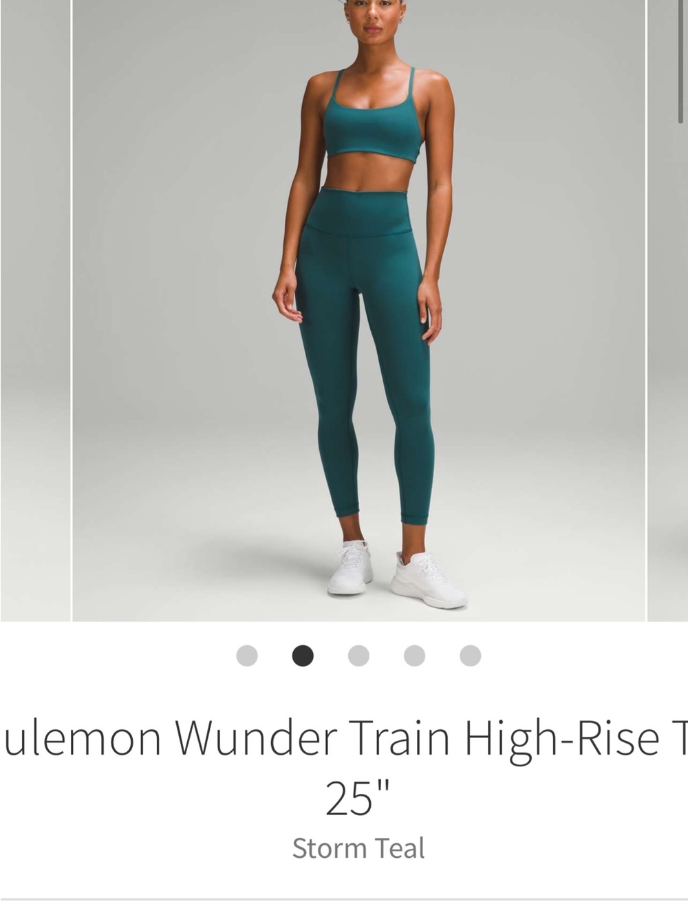 lululemon athletica Wunder Train High-Rise Leggings Storm Teal
